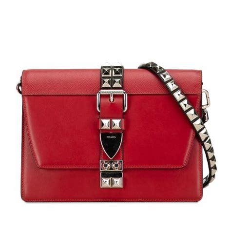 Prada Saffiano & City Calf Elektra Crossbody Bag (PRA863568)